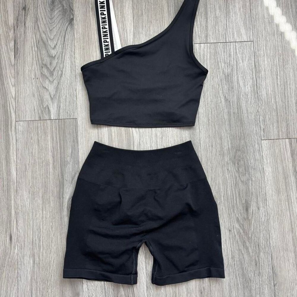Victoria-s-secret Women's Black Crop-top
